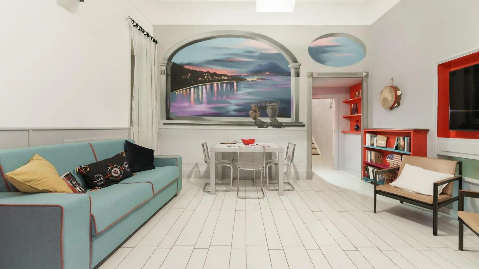 Art-Filled, Luxury Finished 2Br Escape In Vomero Apartment Naples Italy